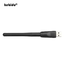 Kebidu Мини wifi USB адаптер MT7601 150 Мбит/с USB 2,0 wifi беспроводная сетевая карта 802,11 b/g/n LAN адаптер с поворотная антенна