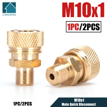 

M10x1 Female Male Thread Quick Disconnect PCP Paintball Pneumatic Air Refilling Coupler Sockets 8mm Copper Fittings