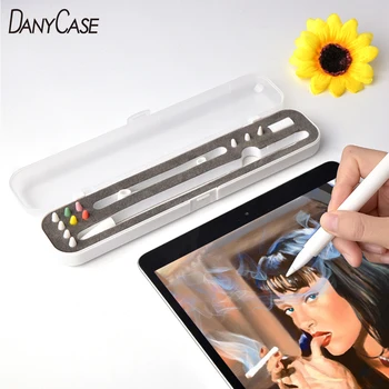 

Apple pencil portable pencil storage box Apple pencil 2 1 portable pencil accessories plastic box hard cover
