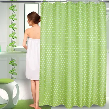

European Fresh Bathroom Curtain Waterproof Cloth Thickening Anti-mildew Bathroom Partition Door Curtain Shower Curtain