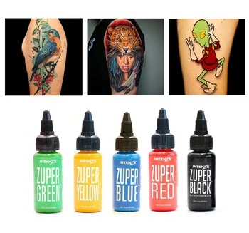 

30ml permanent natural plant tattoo pigment professional body painting art makeup color ink tool