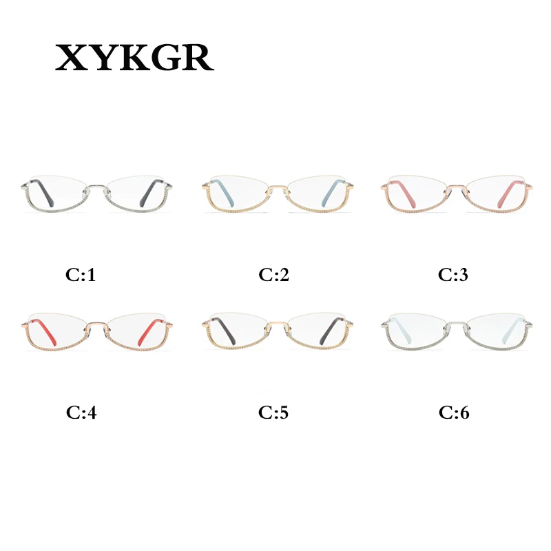 XYKGR, новинка, роскошная оправа для очков, Дамская мода, очки для близорукости, оправа, трендовая, Дамская, оптическая, компьютерная, квадратная оправа для очков