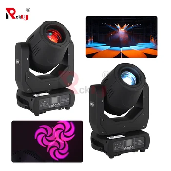 

2pcs 150W High Output White LED Spot Moving Head Light DMX Control Stage Party Disco Nightclub Light