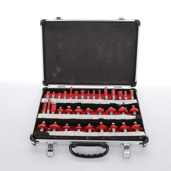 

35pcs 1/2 Inch Shank Tungsten Carbide Tip Router Bit Set Woodworking Tool new