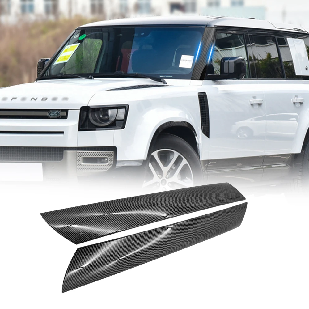 Für Land Rover Defender 90 110 2020-2023 ABS Matt Schwarz/carbon faser Auto-armaturenbrett  Side Panel Abdeckung trim Aufkleber Auto Zubehör - AliExpress