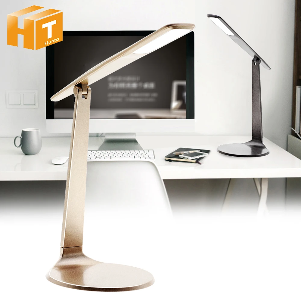 

LED Desk Lamp Touch Dimming 4000K No Flicker Eye-Protection Reading Light Bedroom Bedside Lighting.