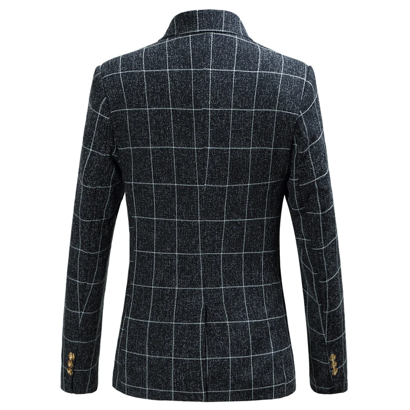 2019 Spring Autumn Luxury Casual Plaid Men Blazers New Fashion Brand High Quality Slim Fit Suit Chinese Jacket 2019 Spring Autumn Luxury Casual Plaid Men Blazers New Fashion Brand High Quality Slim Fit Suit Chinese Jacket