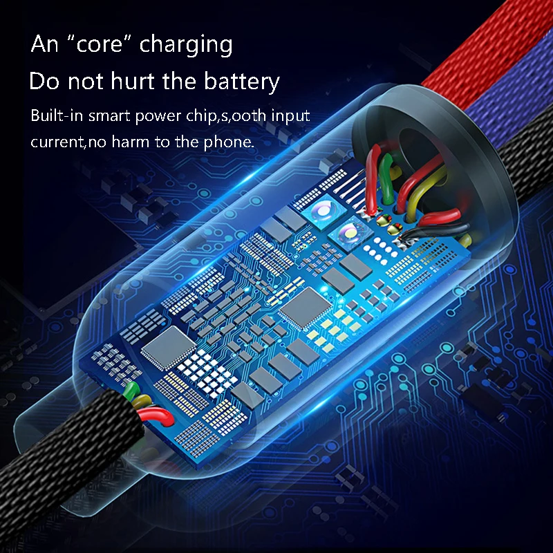 3 в 1 USB кабель 2.4A для мобильного телефона Micro usb type C 8-контактный кабель зарядного устройства для iPhone XR XS Max X huawei шнур для быстрой зарядки данных