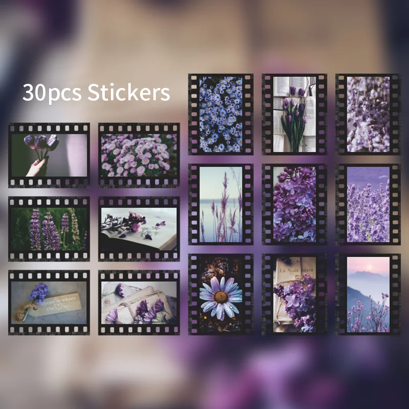 30 teile/paket Aufkleber ästhetischen Scrapbooking material Aufkleber Dekorative notebooks Ablum Tagebuch Aufkleber
