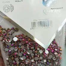 Маникюр стиль розовое золото размер смешанные 1440 новые продукты серебряное дно Радуга, роза золото Мобильный телефон ногтей горный хрусталь аксессуары