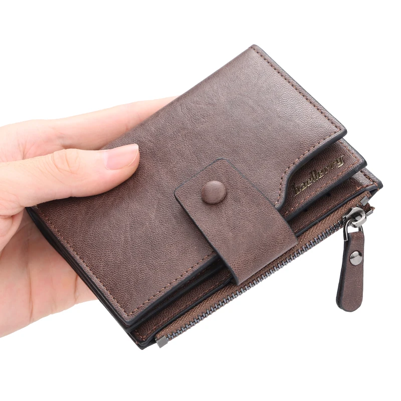 

New men's wallet Korean version of the best selling multi-functional short card package ultra-thin zipper creative coin purse