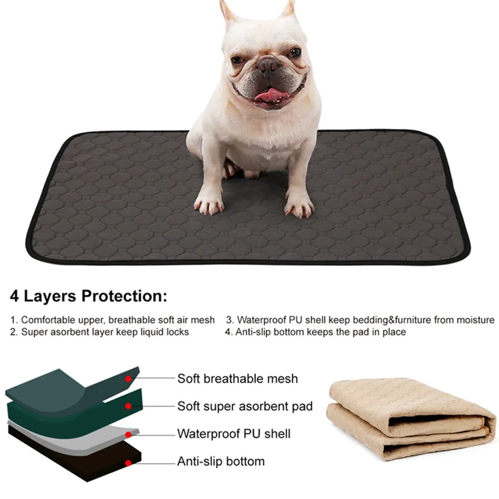 New Absorbent Urine Pad Diapers Waterproof Washable Reusable Environment Protection Diaper Mat For Small Dog Puppy Training PadNew Absorbent Urine Pad Diapers Waterproof Washable Reusable Environment Protection Diape (17)