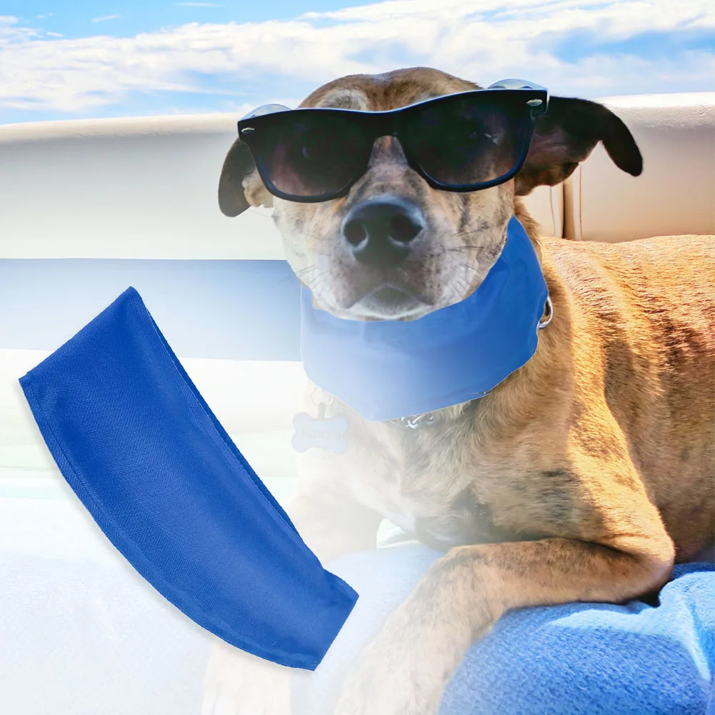 Лето нетоксичный собака кошка Регулируемая мода легко использовать капля тепла Водонепроницаемый аксессуары самоохлаждающееся ожерелье ошейник шарф