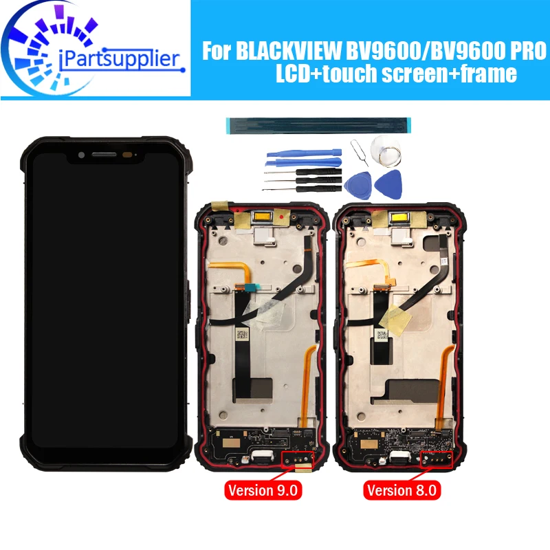 

BLACKVIEW BV9600 LCD Display+Touch Screen Digitizer +Frame Assembly 100% Original LCD+Touch Digitizer for BLACKVIEW BV9600 PRO