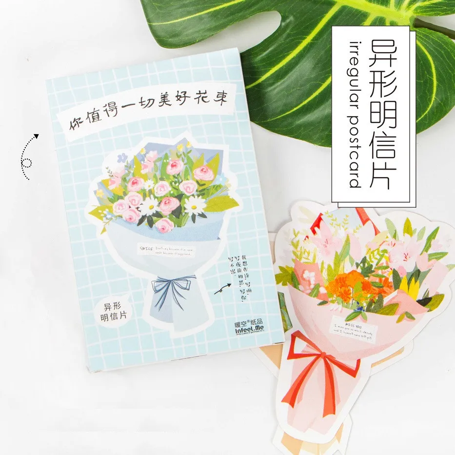 

30 Sheets/Set Girl Live in Greenhouse Painting Style Postcard/Greeting Card/Wish Card/Christmas and New Year gifts