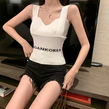 Best Price 2020 Summer Women Fashion Sexy & Club V-neck Knitted Tank One Size White Black Pink Cotton Stretch Tops Best Price 2020 Summer Women Fashion Sexy & Club V-neck Knitted Tank One Size White Black Pink Cotton Stretch Tops