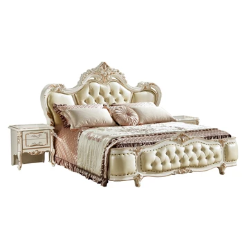 

European style hot sales design queen size classic bed