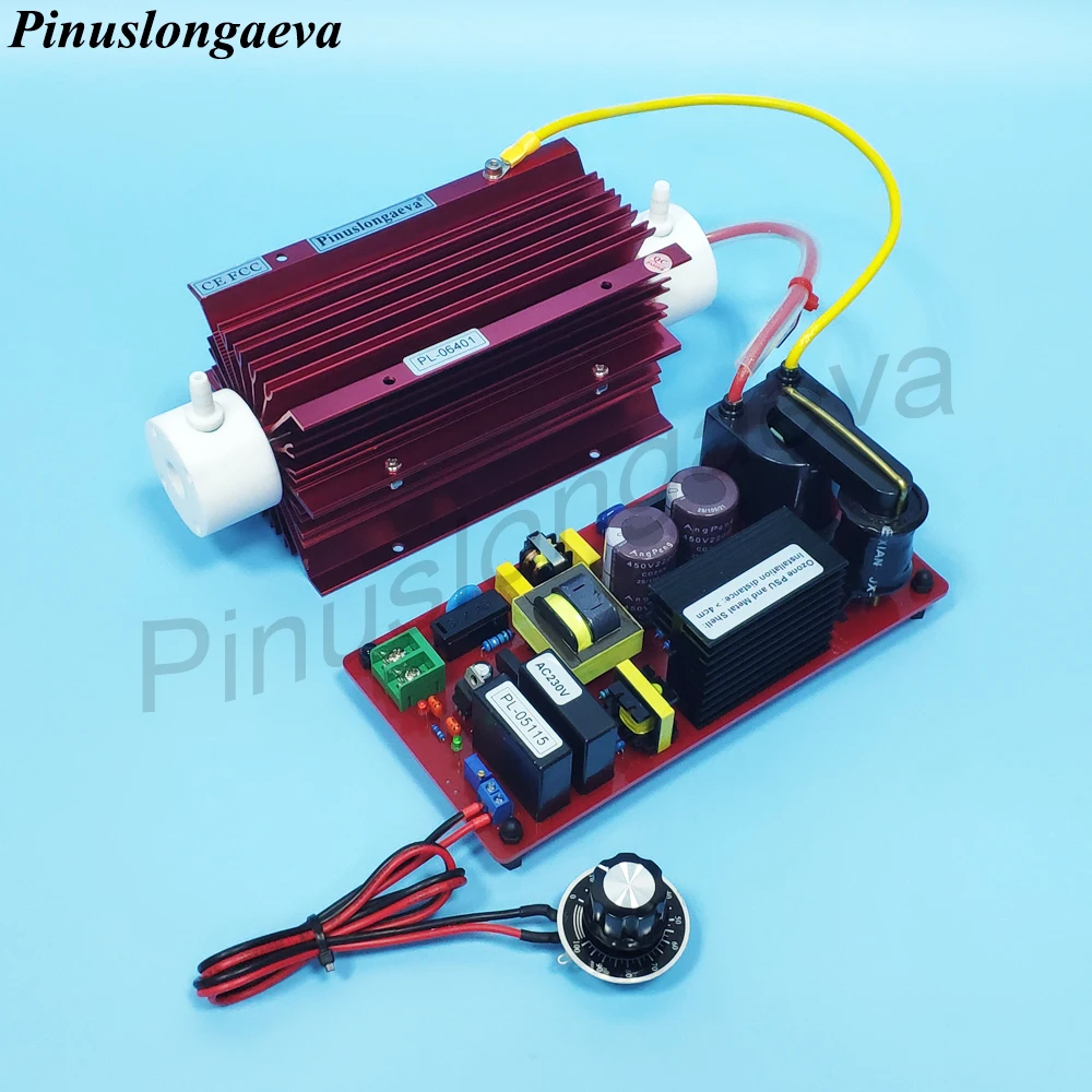 

CE FCC red blue quartz tube ozone generator kit adjustable modular ozone module air purifier water purification disinfection
