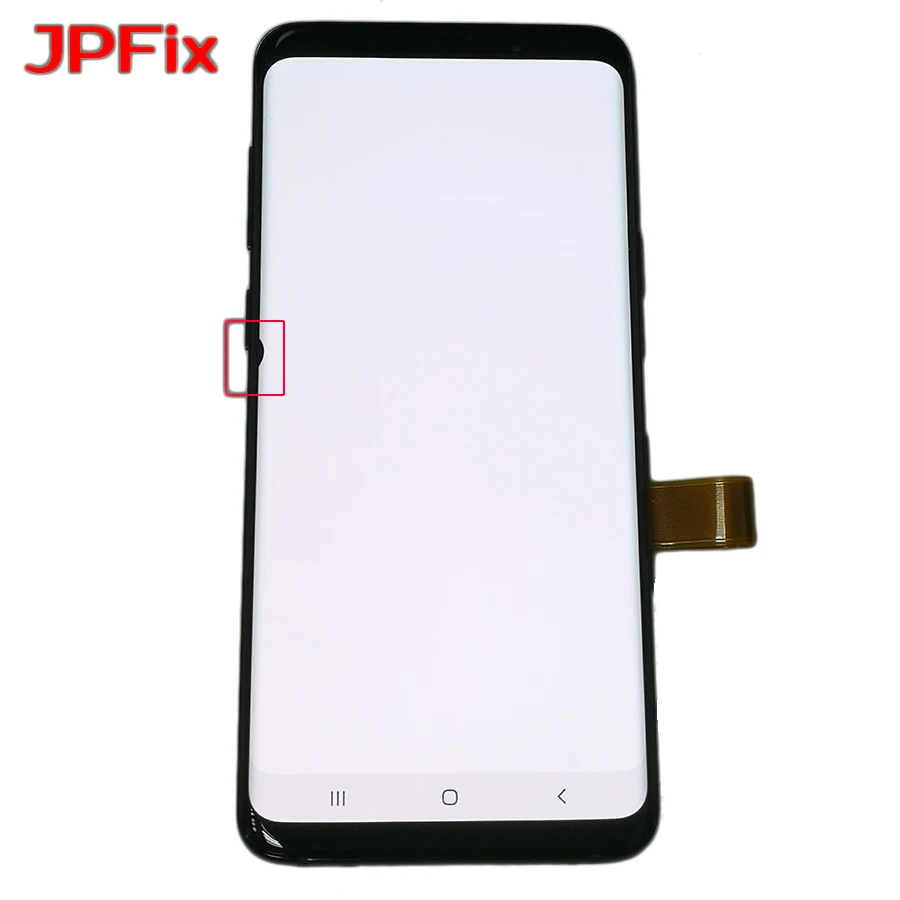 JPFix S9+ точка с рамкой для samsung Galaxy дисплей сенсорный экран дигитайзер с рамкой утечки