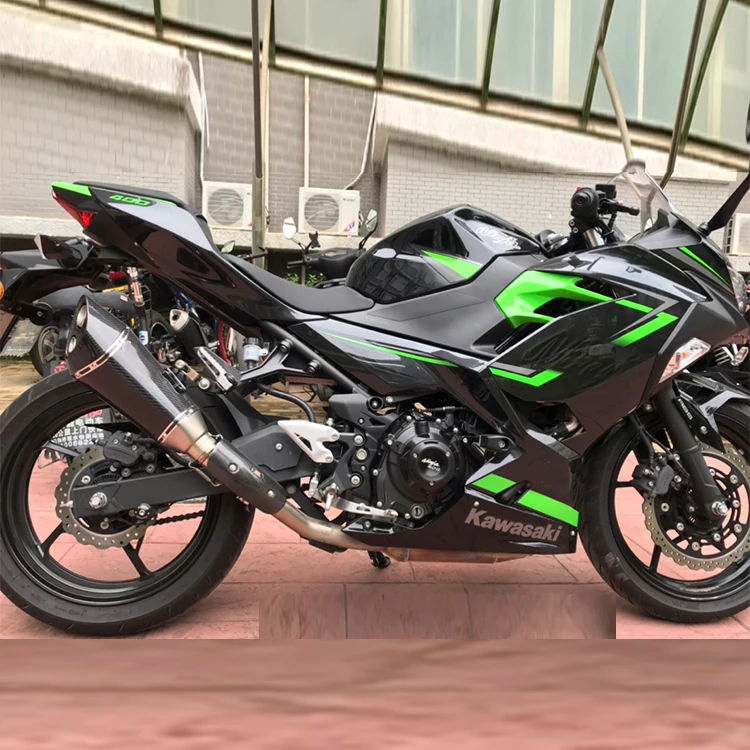 Глушитель для мотоцикла 2017 2018 2019 Kawasaki Ninja 400 Z400 Midpiece NINJA400 Модифицированная