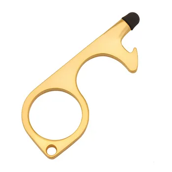 

Portable Door Handles Contactless Safety Door Opener NO Touch Zinc Alloy Key Opener Kits Safety Door Opener