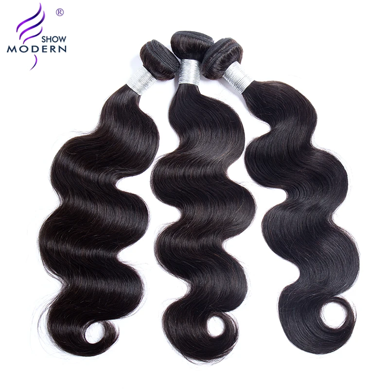 Modern Show Peruvian Hair Bundles Body Wave Bundles 100 Human