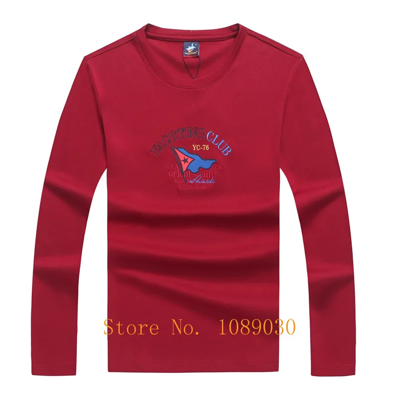 Футболка с длинным рукавом для мужчин люксовый бренд Tace& Shark футболка для мужчин хлопок полосатый Весна Осень майка повседневные футболки
