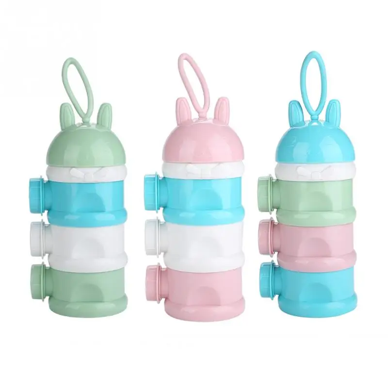 

3 Layers Baby Formula Milk Storage Infant Milk Powder Formula Dispenser Food Container Storage Portable Feeding Box for Kids