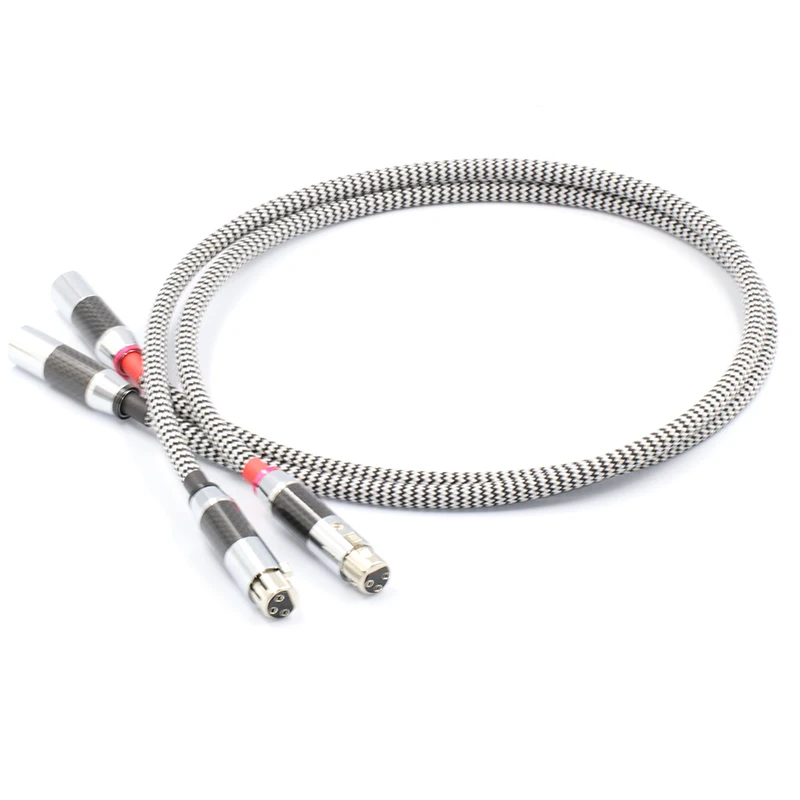 Пара Hi Fi XLR сбалансированный аудио провод ST 48B G3 соединительный кабель xlr end
