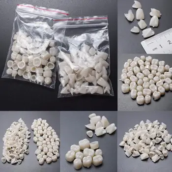 

65Pcs Anterior Teeth 50Pcs Posterior Teeth Dental Crowns Resin Porcelain Materials Oral Care Teeth Whitening Molar Crown