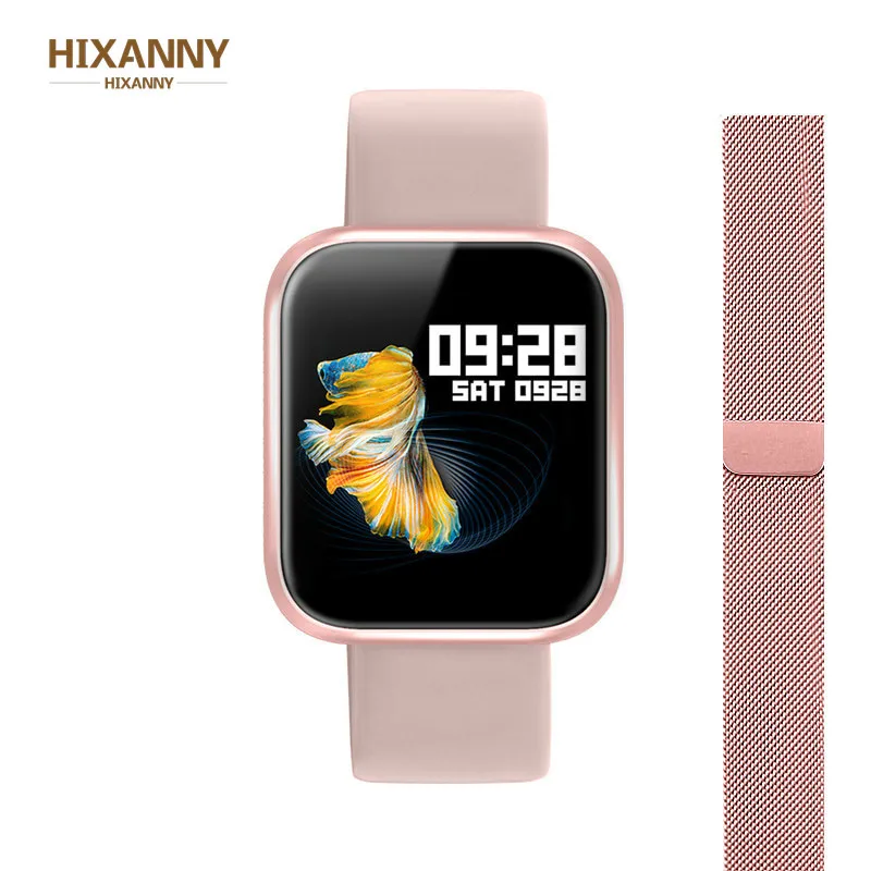 

Smart Watch P70 IP68 Waterproof Blood Pressure Heart Rate Monitor Women Men Sports Smartwatch for Apple iPhone Android Men Watch