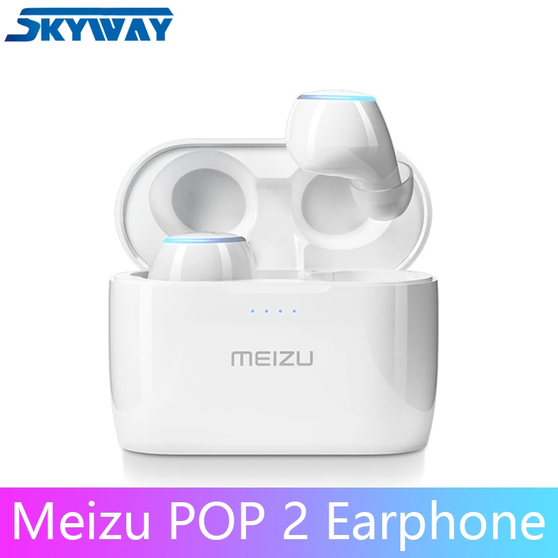 official Meizu POP 2 TW50S Bluetooth 5.0 Earphone True Wireless Earbuds IP5X waterproof In-ear Sport Ear Phones for smartphone |