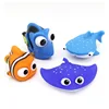 Cute Vinyl Clownfish Shark Devil Fish Nemo Dory Float Spraying Water Squeeze Sea Animals For Baby Kids Bathing Toys 2