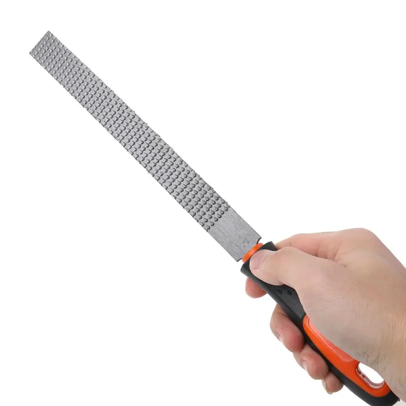 

3Pcs/Set Wood Rasp Steel File Carving Flat Round Semi-circular Shape Metal File Woodworking Craft Handle Tool R9JF