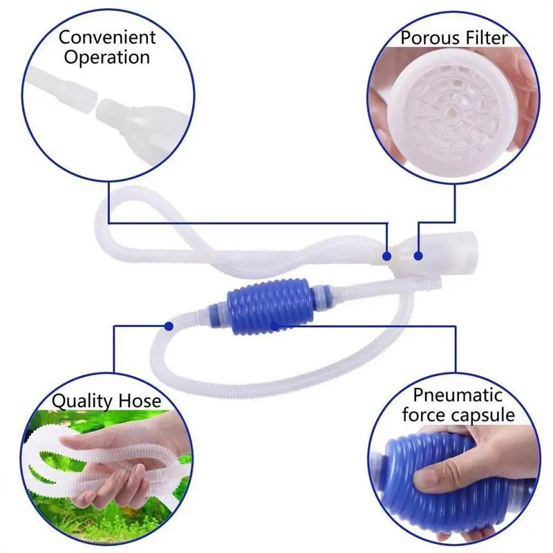 1 шт. для аквариума коробка для мытья песка чейнджер рыбный бак промыватель песка сифон водопровод аквариумные аксессуары