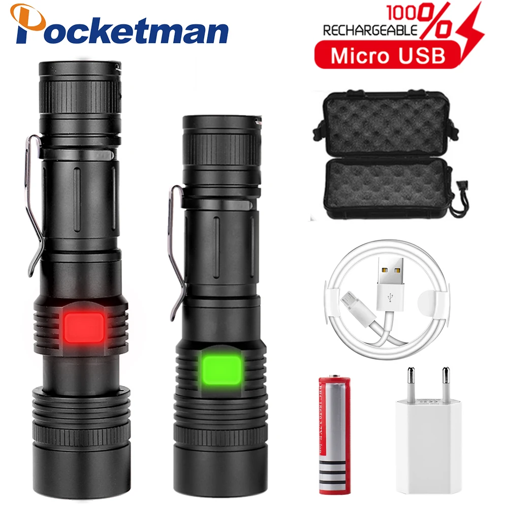 

50000 lumens Lamp xhp50.2 most powerful flashlight usb Zoom led torch xhp50 18650 Rechargeable battery hunting