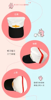 

New Anime Darling in the FRANXX 02 Cosplay hat zero two cosplay costume cap adult Unisex hats prop