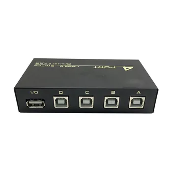 

Mini 4 Ports USB Printer Scanner Sharing Share Switch Splitter Box Hub 4 Ports USB 2.0 Sharing Switch Box