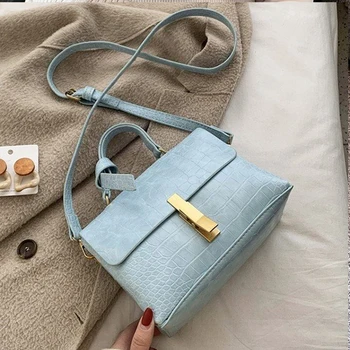

2020 Fashion Solid Colors Famous Brand Women Handbag Designer Female Shoulder Bags Ladies Crossbody Bags Stone Pattern Leather