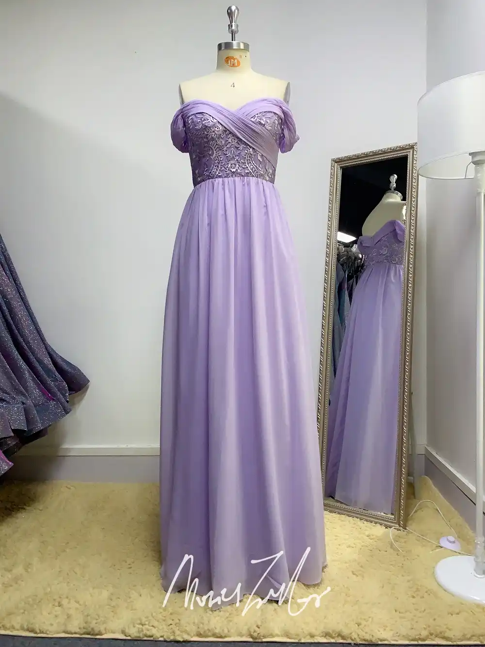 vestidos color lilac