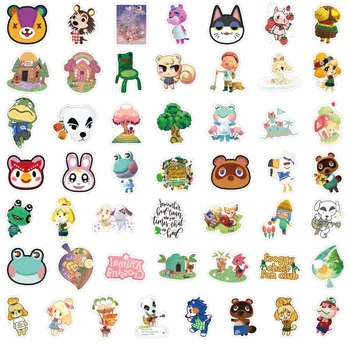 10/30/50/100pcs Cute Game Animal Crossing Graffiti Stickers Cartoon Decals Scrapbook Diary Laptop Phone DIY Sticker for Kids Toy 5