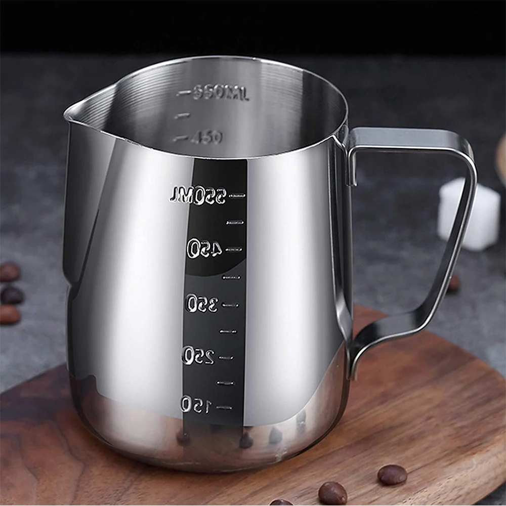 150-1000ml Stainless Steel Milk Craft Coffee Latte Frothing Jug Pitcher Mug Cup 