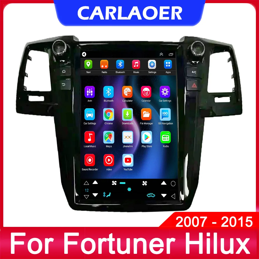 For Toyota Fortuner Hilux 2007 2008 2012 2014 2015 Car Radio Android Multimedia Video Player GPS IPS HD 2din Tesla style | Автомобили и