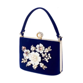 

Ladies Clutch Pearl Crystal Evening Bags Women Party Wedding Hand Bag Bridal Luxury Mini Day Purse