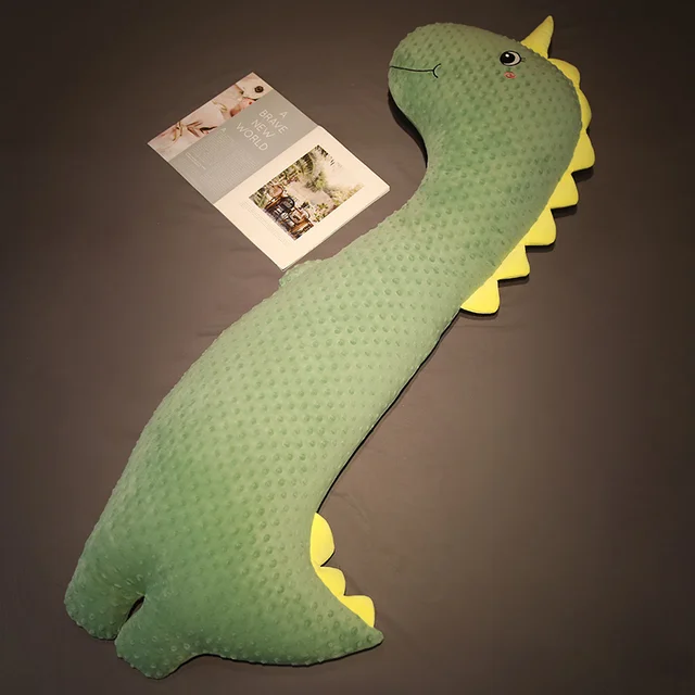 80/100/135CM Soft Plush Giraffe Unicorn Dinosaur Husky Toys Long Pillow Cushion Animal Stuffed Doll Cushion Gift for Girls