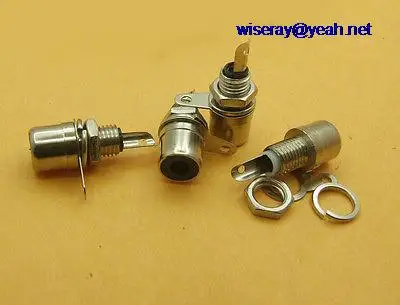  DHL/EMS 1500PCS 6 color Audio Video RCA Socket jack Panel Soldering for CCTV Video camera-A8 - 4.00019E+12