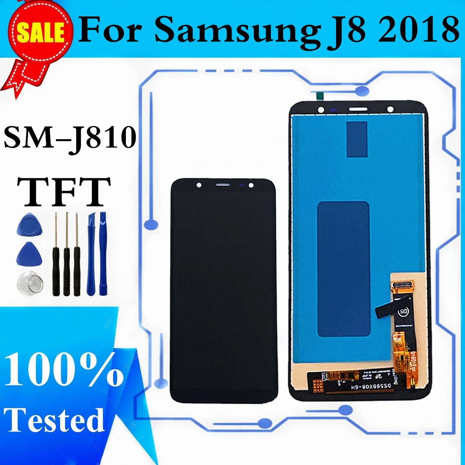 Lcd For Samsung Galaxy J8 J810 Lcd Display Touch Screen Digitizer