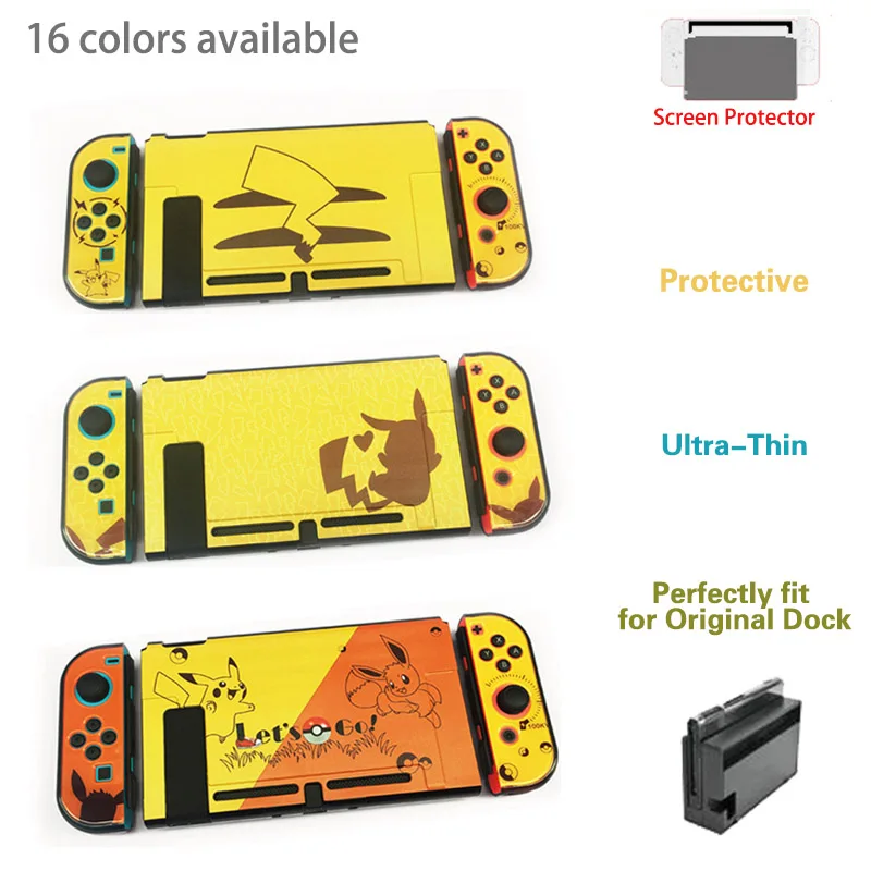 

New Nintend Switch Hard Protective Case Cover Shell For Nitendo Switch Console Joy-Con Controller Anti-Slip Shell Direct Docking