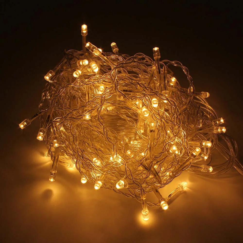 Светодиодный светильник-гирлянда 4,5 м* 0,4 м/0,5 м/0,6 м сказочная Сосулька Светодиодный Гирлянда-занавеска для рождества, свадебной вечеринки, декоративное освещение - Испускаемый цвет: Тёплый белый