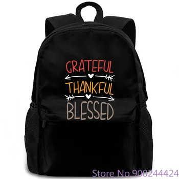 

Grateful Thankful Blessed Thanksgiving Men Personality Funny backpack
